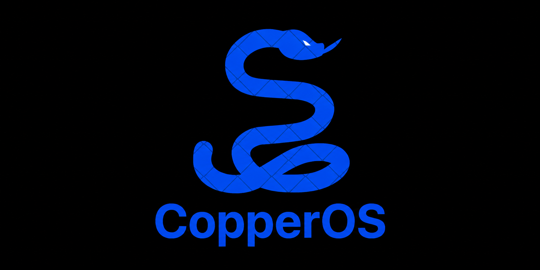 CopperOS Waterfall blue cover artwork